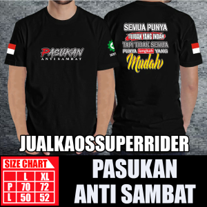 BAJU KAOS DISTRO PASUKAN ANTI SAMBAT