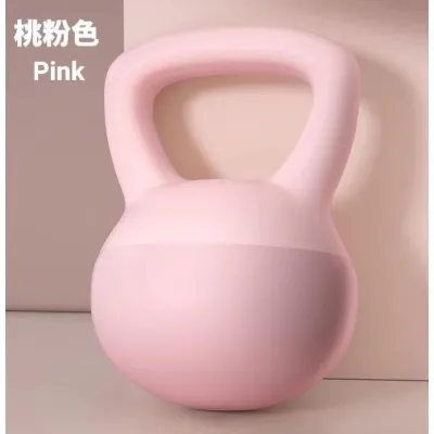 【Next-Day Delivery】Soft Anti-Fall Kettlebell for Women - Quiet Home Gym Equipment (4KG/6KG/8KG) | Safe for Floors & Home