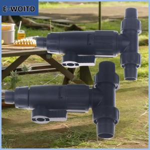 【E-WOITD】 อุปกรณ์เสริมสำหรับตู้ปลา12 16มม. ตัวเชื่อมต่อแบบปลดเร็วสองหัวสำหรับตู้ปลาท่อท่อวาล์ว3ทางตัวกรองตู้ปลา