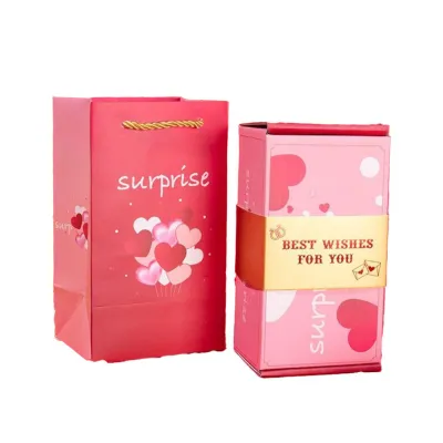 Surprise Explosion Gift Box Creative Pop Up Money Box For Memorable Birthday And Anniversary