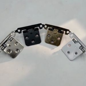 2/4Pcs Self‑Closing Cabinet Hinges Overlay Flush Mount Kitchen Cupboard Door Hardware With Screws