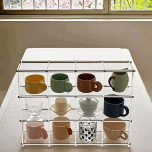 Creatively Design Household Items Living Room Storage Rack Tableware Drinking Utensils Acrylic Perfume Art Display Stand