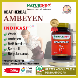 Hemocare Obat Wasir Ambeien Stadium 1- 4 Ambein Ambeyen Ambien BAB Berdarah Ampuh Tanpa Oprasi