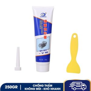 Combo 2 tuýp keo vá tường - Tặng kèm đầu vòi bàn bả giấy nhám đánh bóng bề mặt