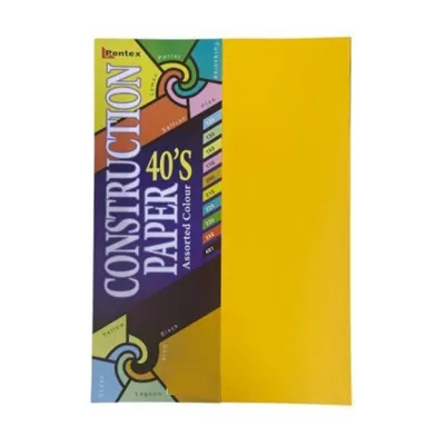 Pentex Construction Paper A4 80g Assorted