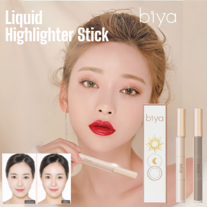Biya Liquid Highlighter Stick Brightens Mid-face Improves Facial Hollows Contouring Pen For Beginner