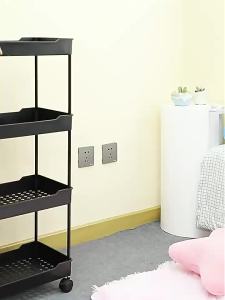 Kun Feng Gap Storage Rack Floor Multi-Layer Kitchen Gap Household Bathroom Trolley Refrigerator Side Narrow Storage Rack