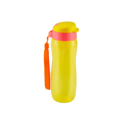 Tupperware Slim Eco Water Bottle Flip Top Cap 500ml