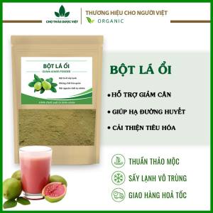 Bột lá ổi nguyên chất 100g ( Bột ổi khô hỗ trợ giữ dáng eo thon thanh lọc detox cơ thể