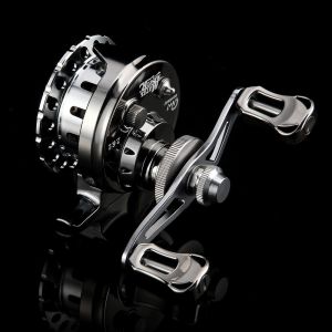 รอกหยดน้ำ รอกหยดนํ้า รอกเบสหยดน้ำ แรงลาก 6 กก. อัตราทดเกียร์ความเร็วสูง 2.6：1 น้ำจืด ตกปลาทะเล รอกเบท