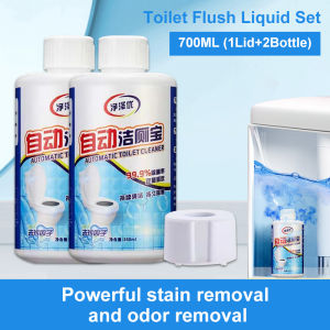 Luking Automatic Toilet Bowl Cleaner 350ml Auto Releasing Dirt Removal Sterilization and Deodorization Toilet Cleaning Toilet Flush Cleaner Up to 200 Days of Use