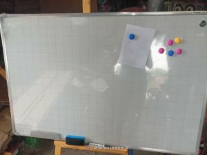 Bảng Từ Trắng(40/60- 60/80)Nhập Khẩu Hàn Quốc(Tặng Kèm Bút Lông Bộ Viên Hút Từ Nệm Lau)