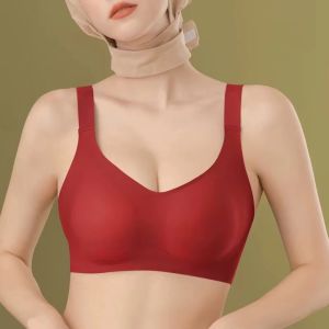 บราไร้โครง ไร้รอยต่อ สวมใส่สบาย ระบายอากาศ ยกกระชับ อกสวยธรรมชาติ