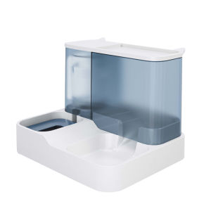 Reddog Tự Động Mèo Thực Phẩm thiết bị đựng nước uống Trọng Lực Vật Nuôi Tự Trung Chuyển thực phẩm khô Bát Và Tưới Nước Nguồn Cung Cấp Dispenser Cho Trong Nhà chó nhỏ vừa Con Chó Con Mèo Con Mèo Con 2 Trong 1