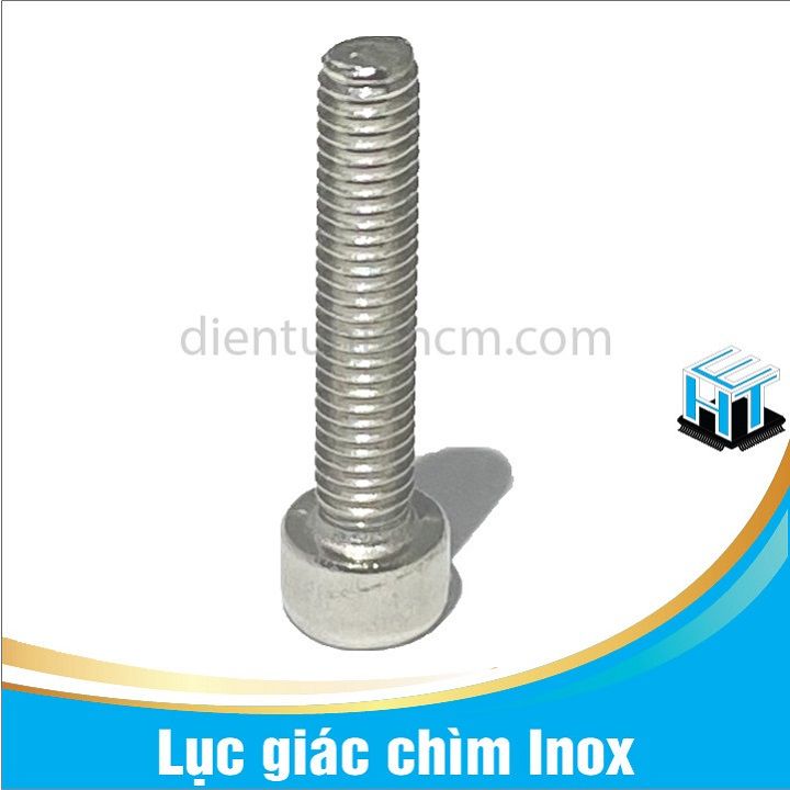 COMBO 5 con M5 Ốc lục giác chìm Inox (Bulong lục giác) M5 nhiều kích ...