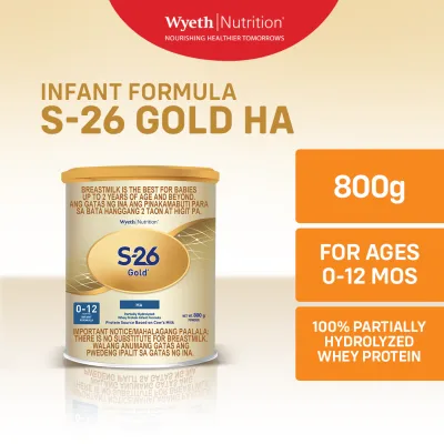 S-26 GOLD HA Infant Formula Milk Powder for 0-12 Months Old 800g