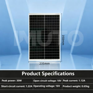 ***IMUTO Premium Solar Power Station 96000mAh Portable Power Station Emergency Backup Solar Generator