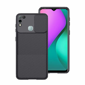 DEAMOR Case Infinix Hot 9 Play Hot 10s Hot 10 Play Slide Cover Privasi Penutup Belakang Square Pust Pull Melindungi Kamera Hardcase Cam Shield PC Slide