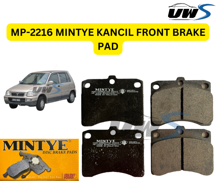 MP2216 MINTYE KANCIL FRONT BRAKE PAD Lazada