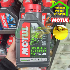 MOTUL Scooter Expert LE 10w40 1Liter Oli Motor Matic ADV Nmax Aerox Xmax 1000ml