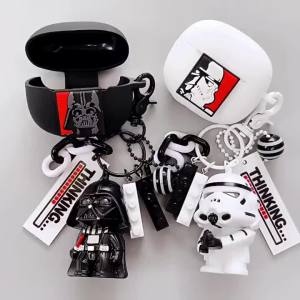 เคส BS0749 Baseus Bowie 1+ /1Plus/Ed /E16-New /AirGo AS01 /AirGo 1วงแหวน/E13 /G10 /E10พร้อมพวงกุญแจน่ารักหูฟัง TWS เคสซิลิโคนกันน้ำกันฝุ่นสำหรับ Baseus