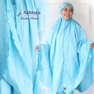 Mukena Parasut Premium MukenahTraveling Mini Mukena Kecil Travel Set Mukena Dewasa Pouch Praktis Hampers Mukena