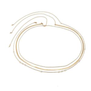 Sophisticated Snake Bone Chain Waist Belt Comfortable Belly Chain Fashionable Body Accessory for Party Wear
