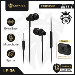 Headset Lenyes LF-36 HIFI stereo gaming earphone EXTRA BASS with mic