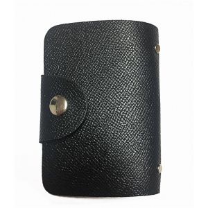 (BISA COD) Dompet Kartu 24 Kulit Nama / ATM Name ID Card Holder 24 Slot Tempat Kartu Souvenir Wanita