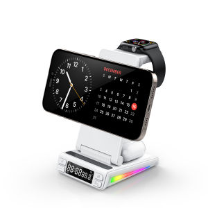 Wireless Charger Magnetic 5 in1 Fold Fast Charging Dock Station