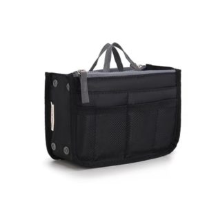 Multi-pocket Tote Bag Storage Organizer  Insert Bag Women Nylon Travel Insert Handbag Purse Travel Accessories Organizer