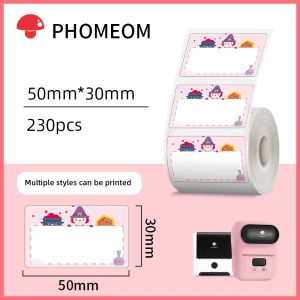 Pattern Thermal Label Sticker For Phomemo M110/M120/M200/M220/M221 Printer