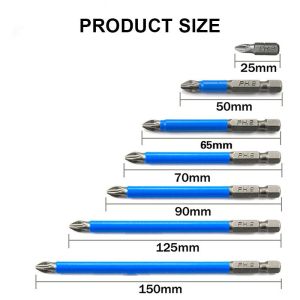 Screwdriver Bit Set ดอกไขควงแม่เหล็ก 7 ชิ้น ขันแน่น ไม่หลุดง่าย รองรับไขควงไฟฟ้าและมือ ใช้งานสะดวก ทนทาน ไม่เป็นสนิม A010