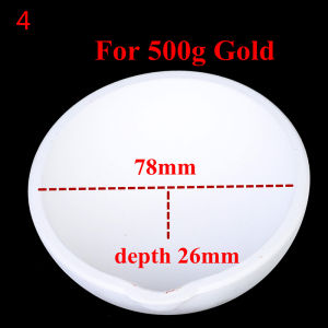 [haoh] High Temperature Quartz Silica Melting Crucible for Jewelry Tool