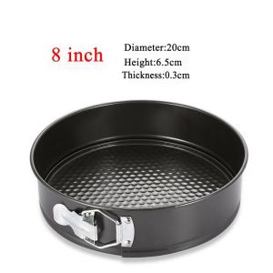 Thép carbon không dính khuôn bánh Khay nướng bánh hình tròn Khuôn nướng lỏng cơ sở bakeware Khuôn nướng bánh khuôn nướng