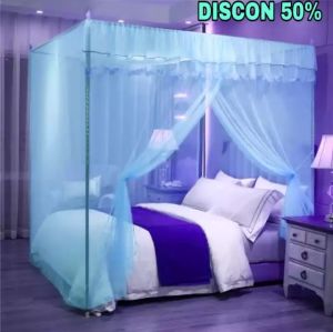 COD - Kelambu motif bunga 200x200 / kelambu tempat tidur dewasa / kelambu