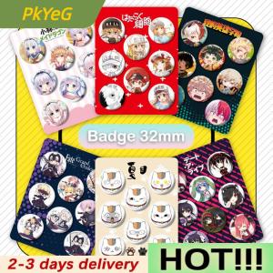 PkYeG 8 Pcs Set Anime Tinning Backpack Badge Brooch Pin Souvenir Clothing Bag Backpack Accessories Gift For Friends