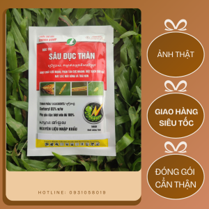 SÂU ĐỤC THÂN SÂU ĂN LÁ BỌ TRĨ - HẠN CHẾ KHÁNG THUỐC (GÓI 50 GAM)
