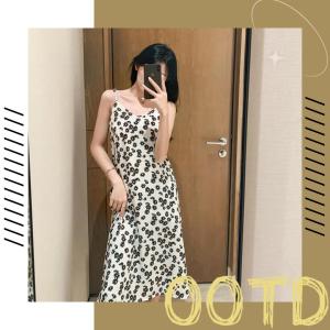 ชุดเดรสสายเดี่ยวลายดอกไม้ 🌺 สุดฮอต Tsion 💥 ใส่แล้วดูหวานปนเซ็กซี่ 😚 ส่ง่ายๆตัวเดียวจบ 🍒