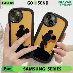 Case Samsung A02S A03S A04E A12 F12 M12 A13 A04S A14 A22 M22 M32 A23 A32 A50 A50S A30S 4G 5G Casing Softcase Full Print Motif Kartun Miki Mouse Kuning