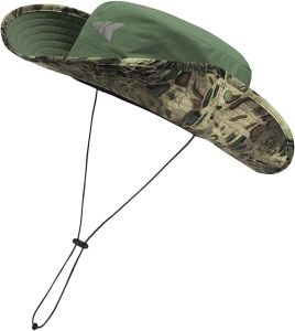 KastKing Shade Trekker Boonie HatUPF 50+ ProtectionWater-RepellentAdjustable Snap Brim Fishing Hat for Outdoor