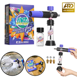 Bình Phun Bọt Tuyết Từ Tính Mini AN-RIDDLE P5 Từ Tính Đổi Nhanh – Kèm 2 Bình Và 3 Đầu Phun Đồng