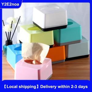 【Local shipping】 Commercial Grade Square Plastic Tissue Box Home Restaurant Living Room Drawer Type Can Print Logo Easy To Assemble Tissue Box