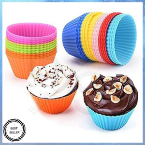 1pcs Kitchen Baking Tools Silicone Muffin Cup Round Cake Cup Mould Baking Muffin Cup