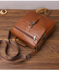 Tas Kerja Kulit Pria Tas Jinjing Selempang Pria Kulit Bahu Import Tas Kantoran