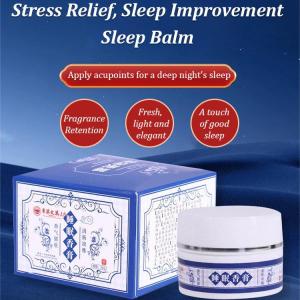 [Fall Asleep in Seconds] Hong Kong Pharmacy Balm Herbal Aromatherapy Soothing Cream [Relaxing and Relaxing] Solid Essential Oil for Sleeping Insomnia Healthy Treatment Cream Stress Relief and Sleep Improvement Essential Oil