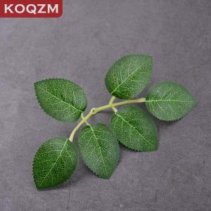 [COD] KOQZM KITCHEN 10/30/50pcs Rose Leaves Artificial Greenery Fake Rose Flower Leaves DIY Craft