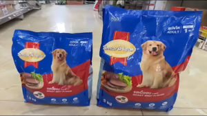 Thức ăn cho chó SmartHeart hạt cho chó lớn - vị bò nướng gói 15kg & 3kg nhập khẩu thái lan