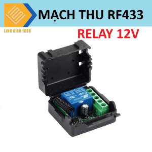 Mạch điều khiển từ xa RF 433MHz 1 kênh relay 12vdc songle