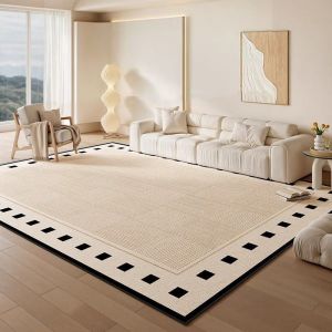 Living room carpet minimalist sofa carpet light luxury style sofa coffee table bedroom carpet mat